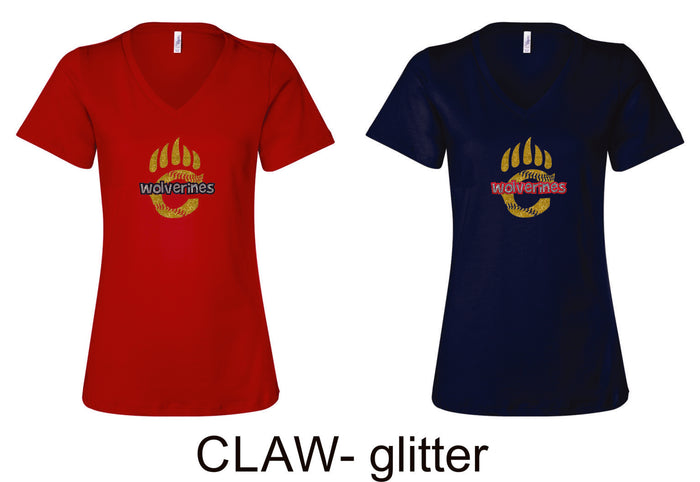 Chap Softball Ladies Tee- 6 design choices