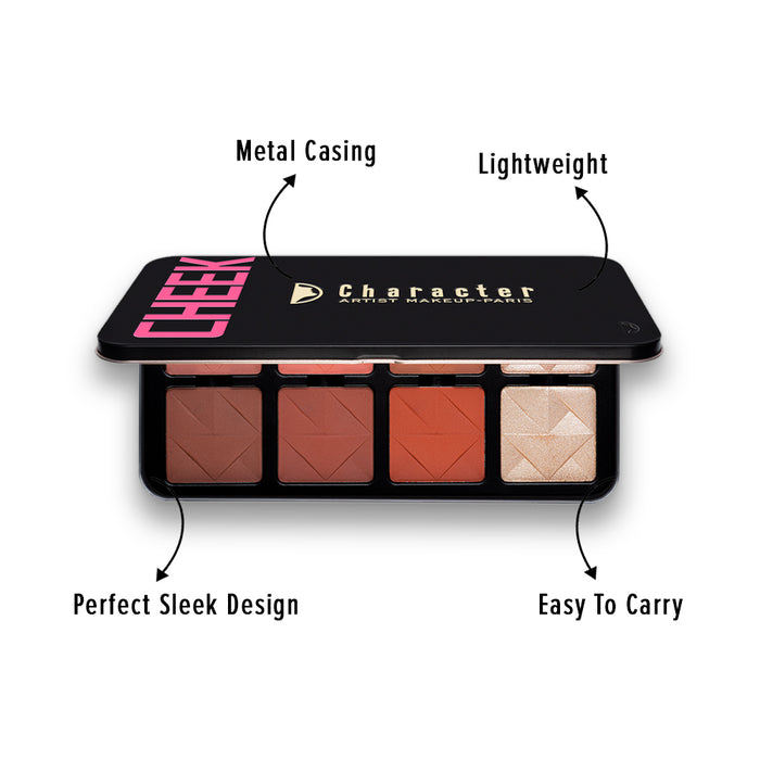 Character Pro Highlighter & Blush Palette C-A201.
