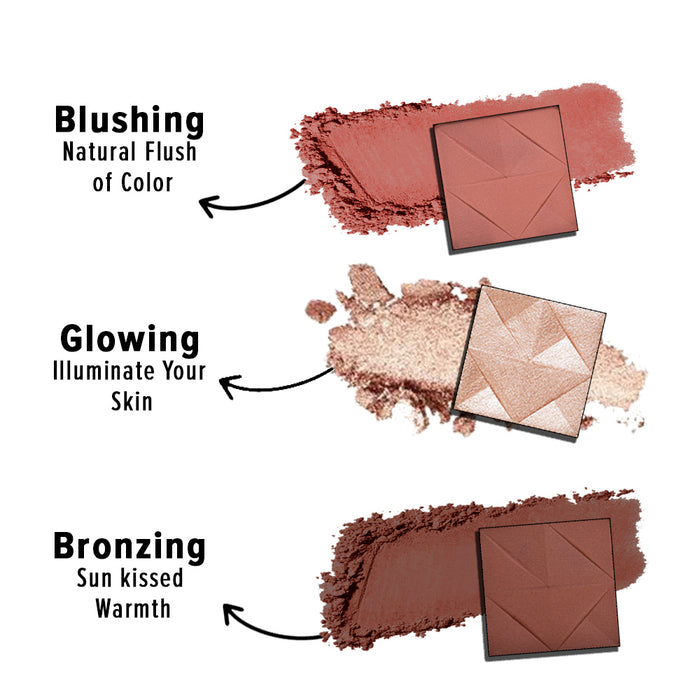 Character Pro Highlighter & Blush Palette C-A201.