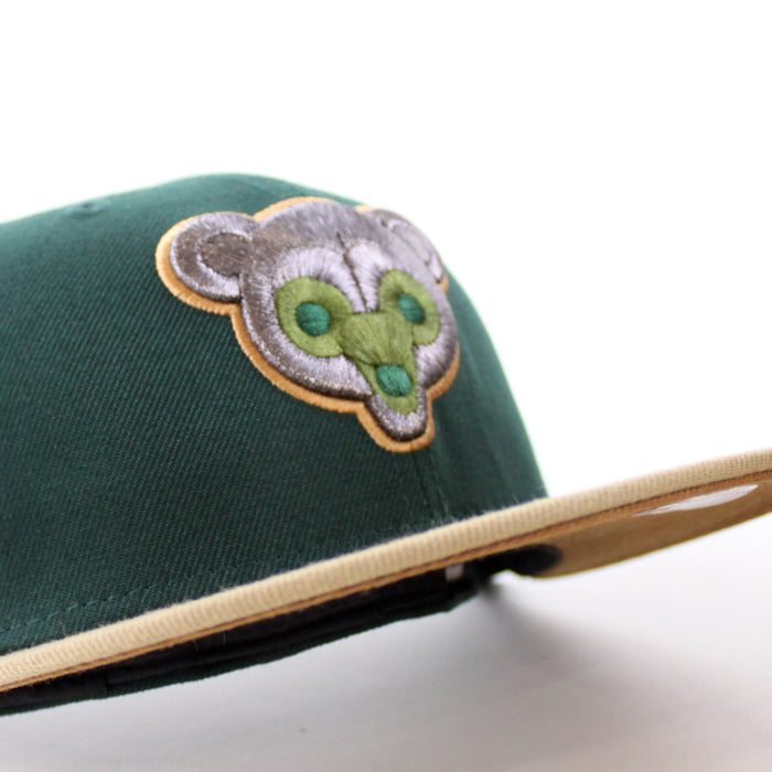 Chicago Cubs 1962 All Star Game New Era 59Fifty Fitted Hat (Dark Green Khaki Bronze Under brim)