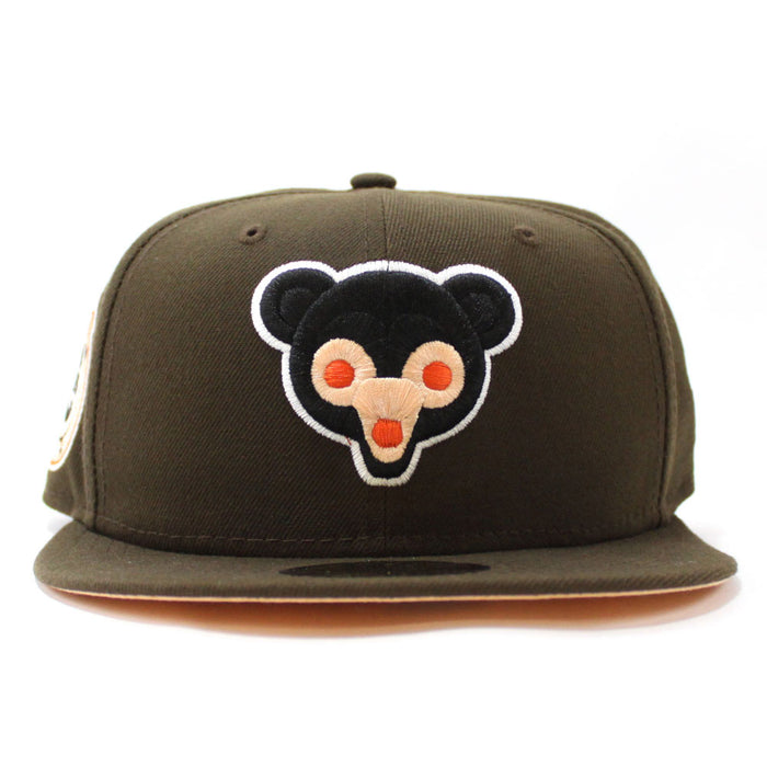 Chicago Cubs 1962 All Star Game New Era 59Fifty Fitted Hat (Glow in the Dark Walnut Peach Under Brim)
