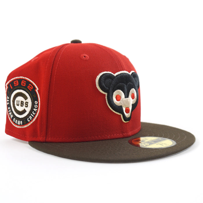 Chicago Cubs 1962 All Star Game New Era 59Fifty Fitted Hat (Red Brown Gray Under Brim)
