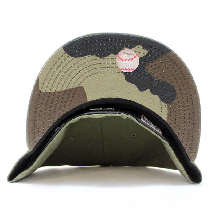 Chicago Cubs 1962 All Star Game New Era 59Fifty Fitted Hat (Zombie Pack Pack GITD Olive Camo Under Brim)