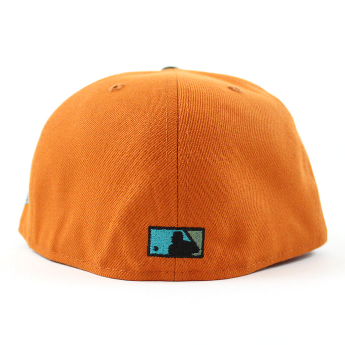Chicago White Sox 50th Anniversary New Era 59Fifty Fitted Hat (Fight Orange DARK PEWTER AQUA Under Brim)