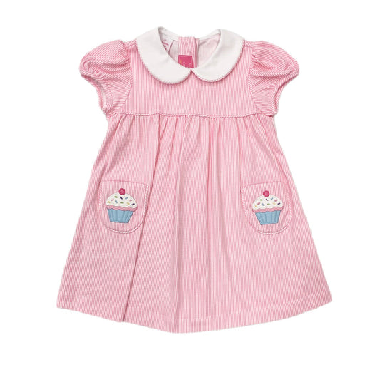 Claire & Charlie Cupcakes Knit Float Dress w/ Pockets