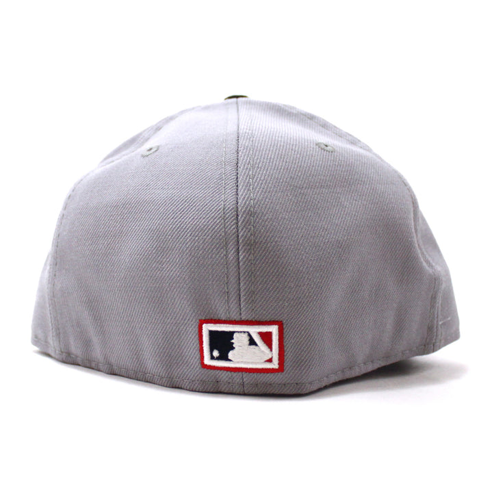 Cleveland Indians 2002 New Era 59Fifty Fitted Hat (Gray Navy Gray Under Brim)