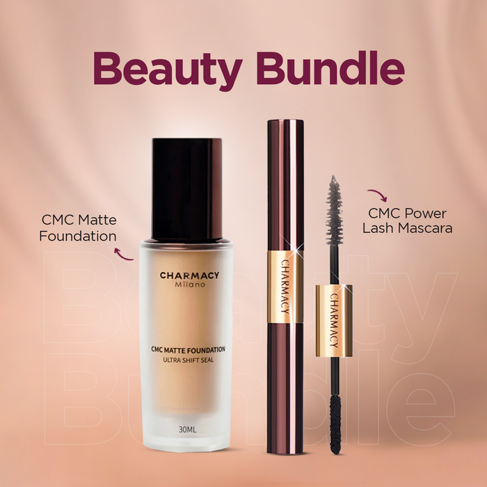 CMC MATTE FOUNDATION +POWER LASH MASCARA - Pack of 2 (Bundle)