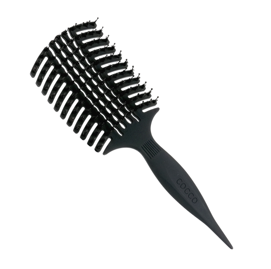 COCCO® Aura Vent Boar Brush (Black)