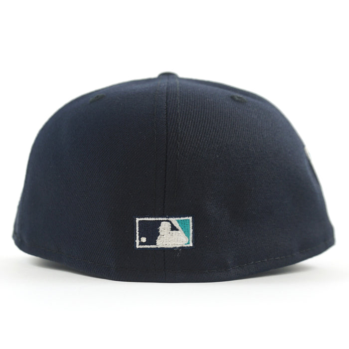 Colorado Rockies 25th Anniversary New Era 59Fifty Fitted Hat (GITD Navy Teal Under Brim)