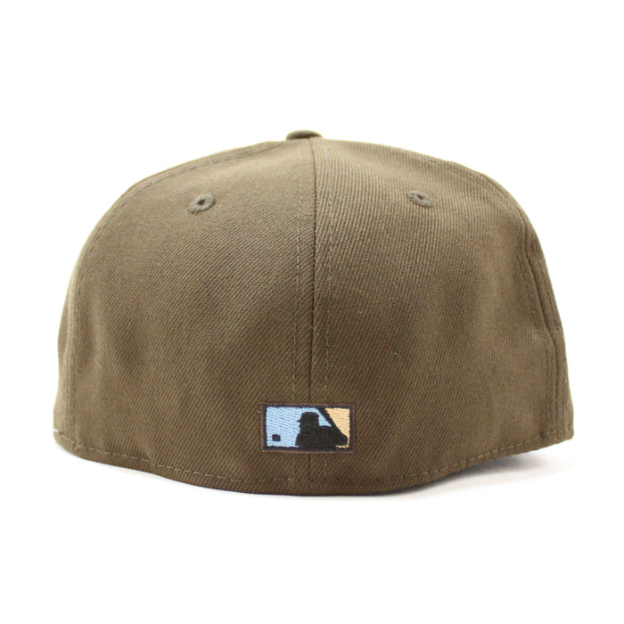 Colorado Rockies 25th Anniversary New Era 59Fifty Fitted Hat (GITD Walnut Sky Blue Under Brim)