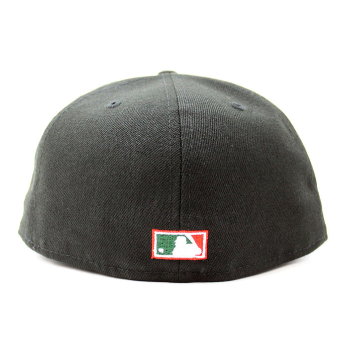 Colorado Rockies 25th Anniversary New Era 59Fifty Fitted Hat (Glow in the Dark Black Green Copper Yellow Red Under Brim)