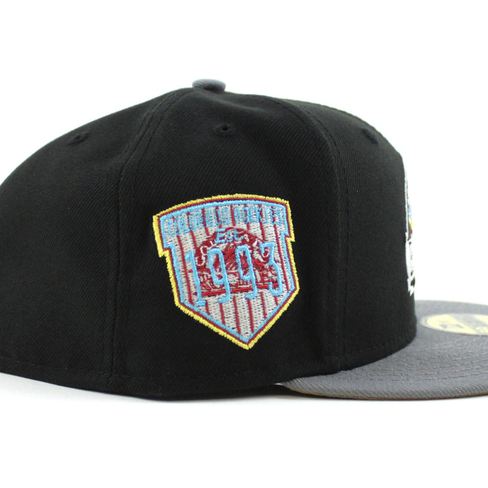 Colorado Rockies EST 1993 New Era 59Fifty Fitted Hat (GITD Black Gray Khaki Under Brim)