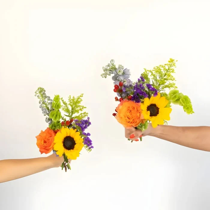 Colorful Meadows Bouquet Bar Kit Hands - Image