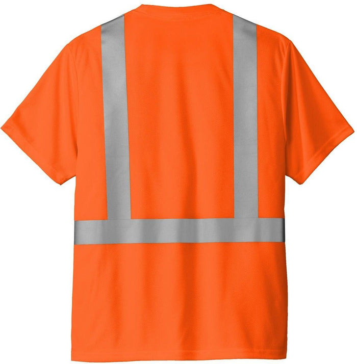 no-logo Cornerstone ANSI 107 Class 2 Mesh Tee-Regular-CornerStone-Thread Logic