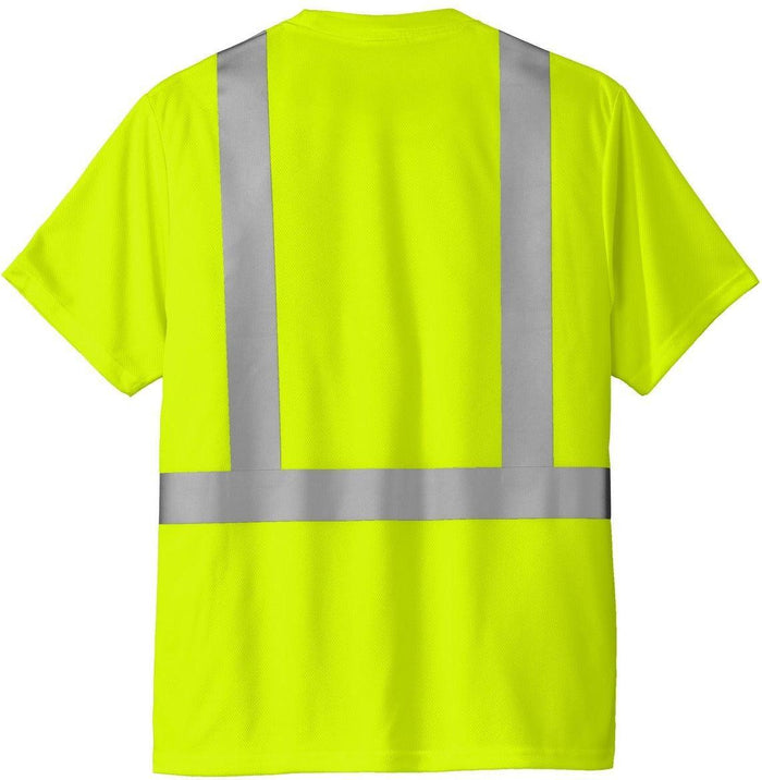 no-logo Cornerstone ANSI 107 Class 2 Mesh Tee-Regular-CornerStone-Thread Logic