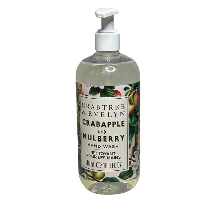 Crabtree & Evelyn Crabapple & Mulberry Hand Wash 500mL 16.9 fl oz