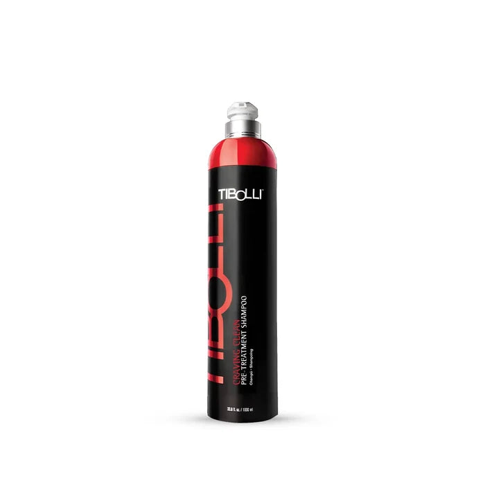 Tibolli Craving Clean Pre-Treatment Shampoo 1000 ml black bottle with a red shoulder and a clear silver cap