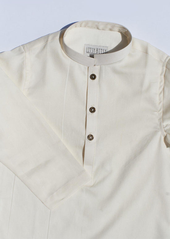 Cream Kurta Trouser