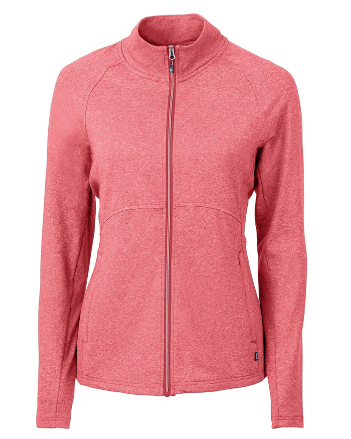 Cutter & Buck Adapt Eco Knit Heather Recycled Women's Full Zip