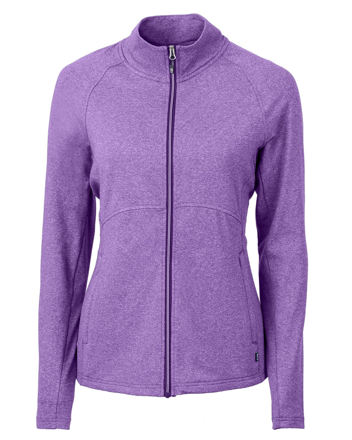 Cutter & Buck Adapt Eco Knit Heather Recycled Women's Full Zip