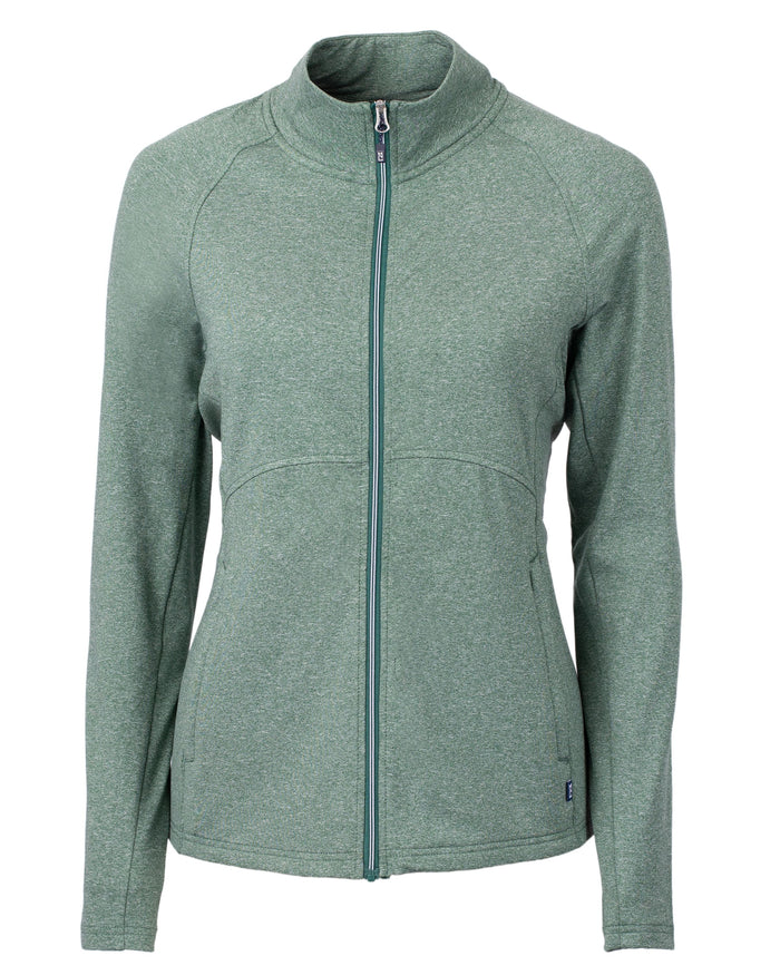 Cutter & Buck Adapt Eco Knit Heather Recycled Women's Full Zip