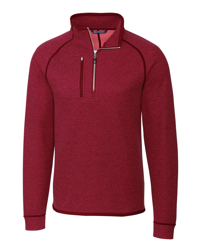 Cutter & Buck Mainsail Sweater-Knit Half Zip Pullover Jacket