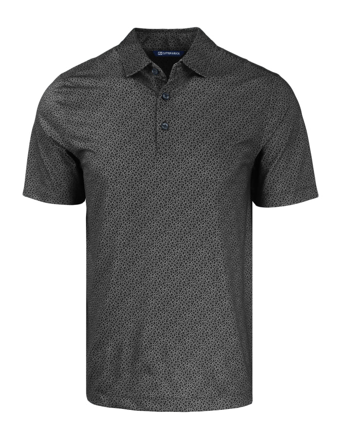 Cutter & Buck Pike Eco Pebble Print Stretch Recycled Polo