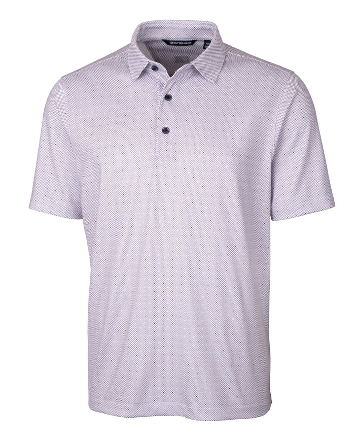 Cutter & Buck Tall Pike Double Dot Print Stretch Polo
