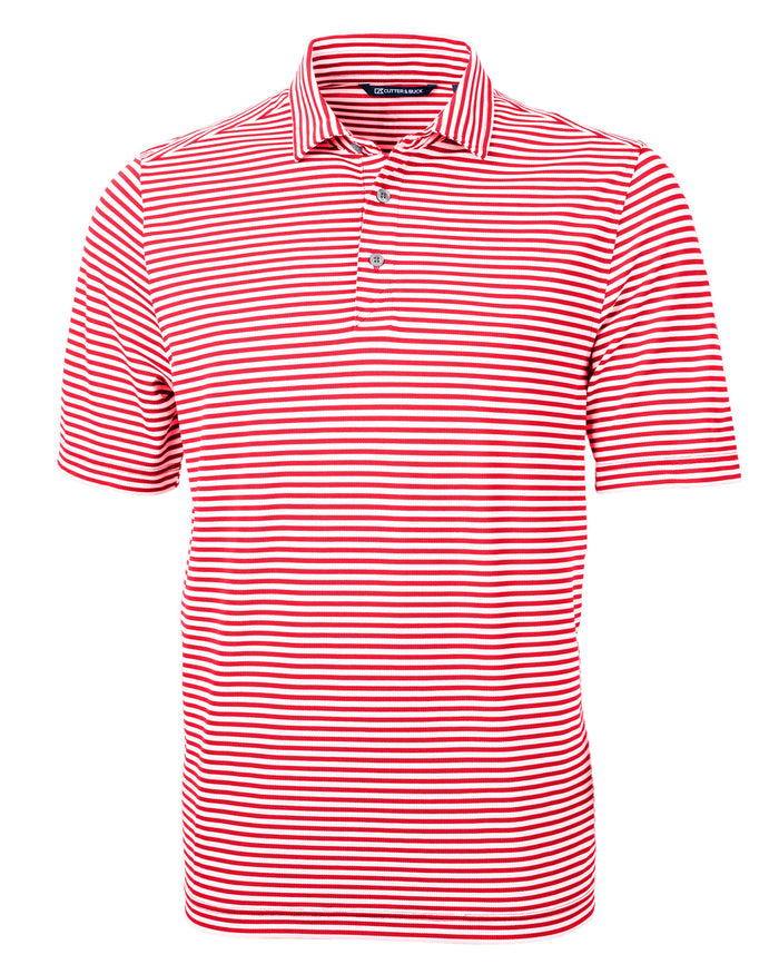 Cutter & Buck Tall Virtue Eco Pique Stripe Recycled Polo
