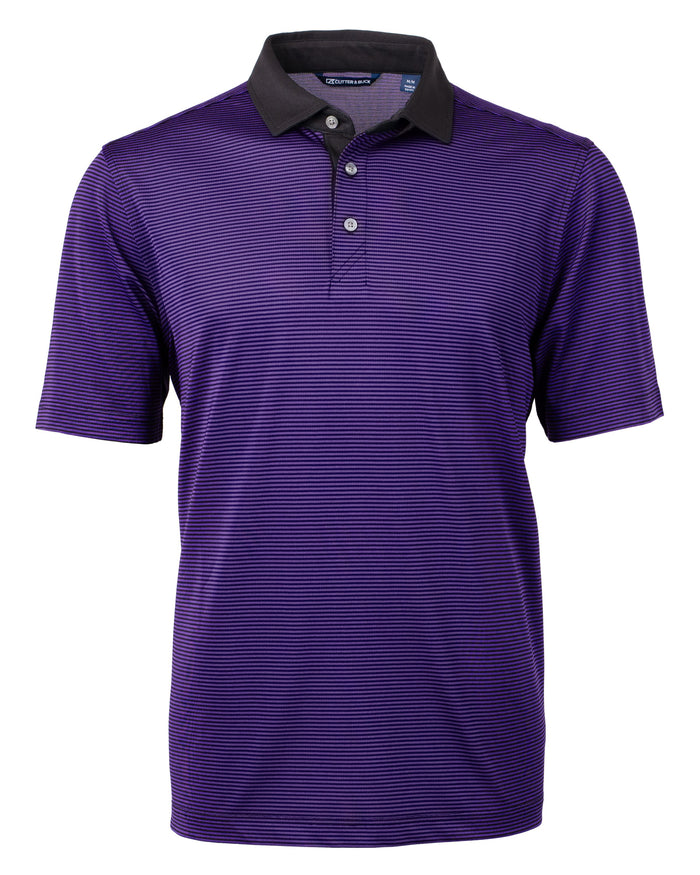 Cutter & Buck Virtue Eco Pique Micro Stripe Recycled Polo