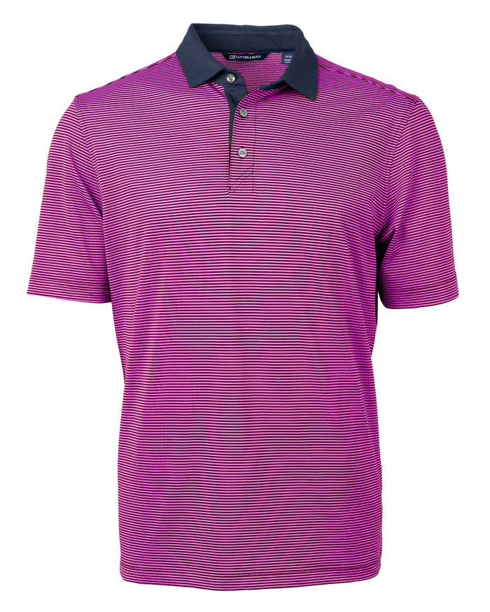Cutter & Buck Virtue Eco Pique Micro Stripe Recycled Polo