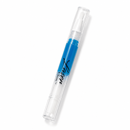 Desensitizing gel pen with brush applicator for whitening aftercare