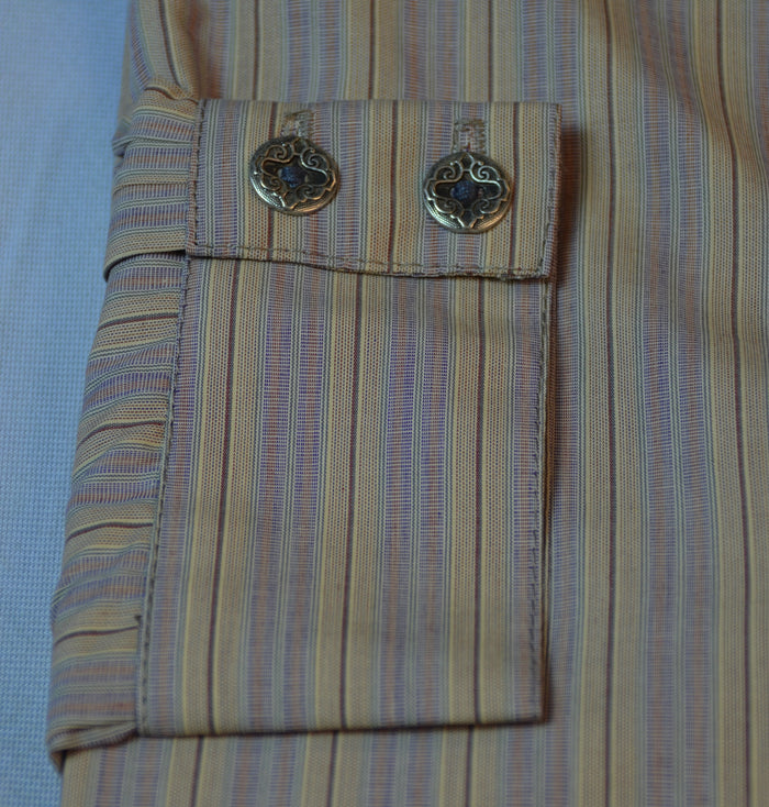 Desert Taupe Stripe Men's Dakota Shirt