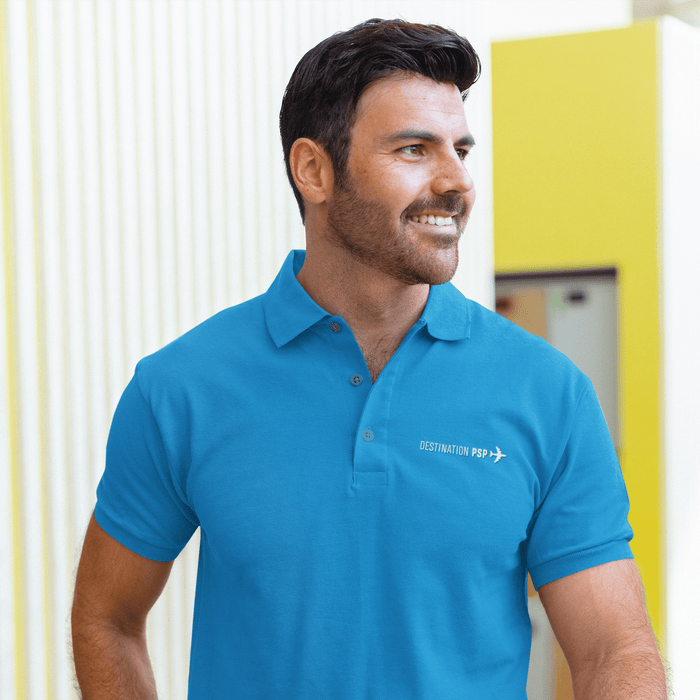 Destination PSP Cotton Pique Polo - Sapphire - Destination PSP