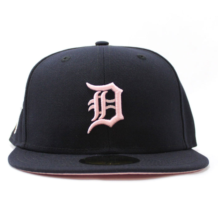 Detroit Tigers 2005 All-Star Game New Era 59Fifty Fitted Hat (Glow in the Dark Navy Pink Under Brim)