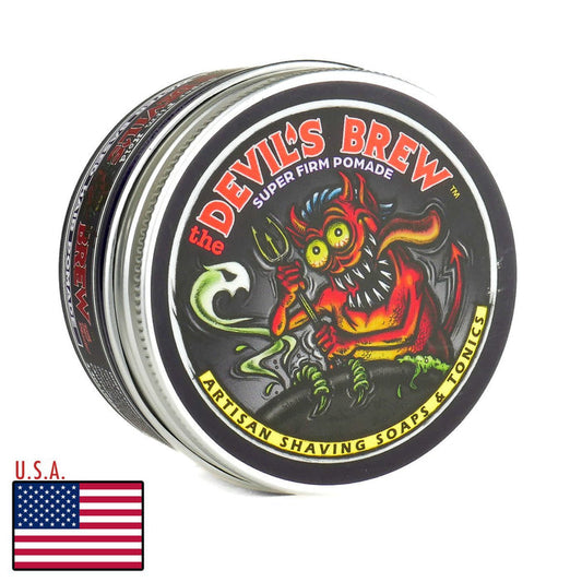 Devil's Brew Super Firm Water Based Pomade - Lockhart's Authentic Grooming Company, LLC