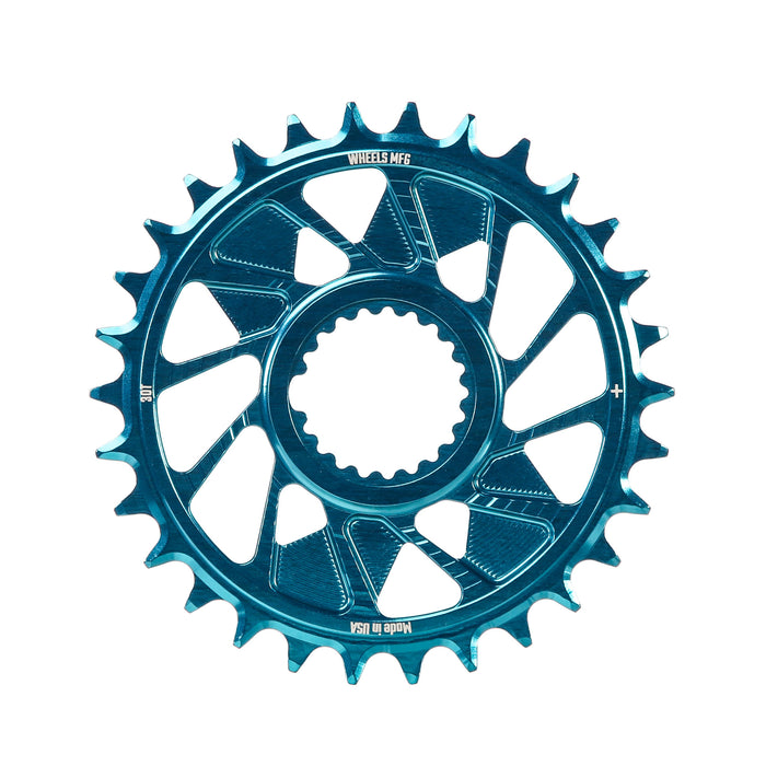30T / 1.5mm Outboard for HyperGlide+ Chain / Teal