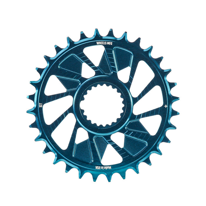 32T / 1.5mm Outboard for HyperGlide+ Chain / Teal