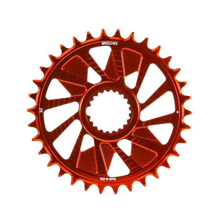 34T / 1.5mm Outboard for HyperGlide+ Chain / Orange