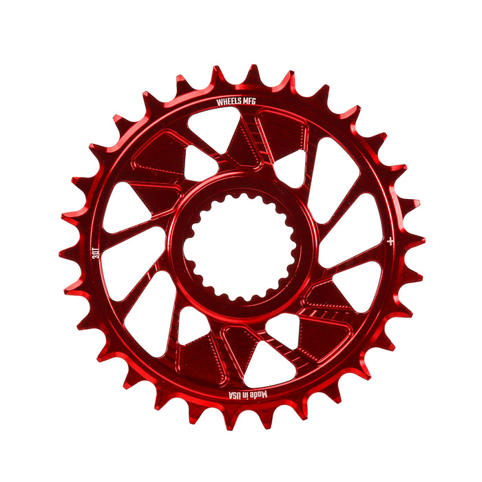 30T / 1.5mm Outboard for HyperGlide+ Chain / Red