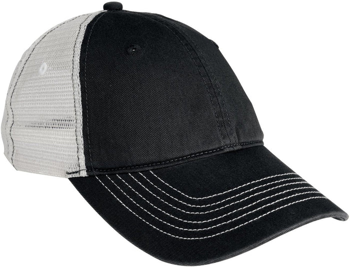 no-logo District Mesh Back Cap-Regular-District-Black/White-OSFA-Thread Logic