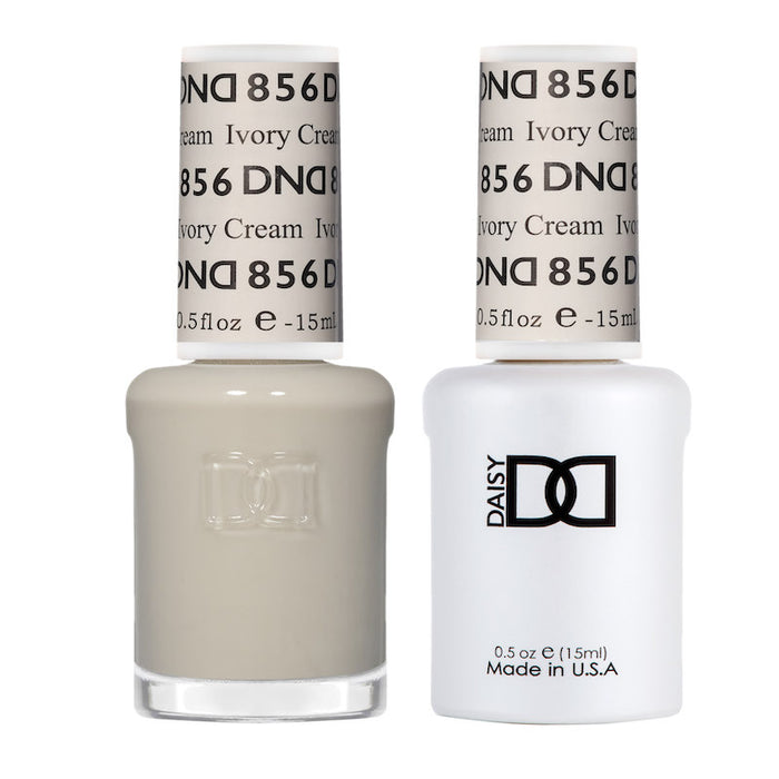 DND Gel Nail Polish Duo 856 - Ivory Cream