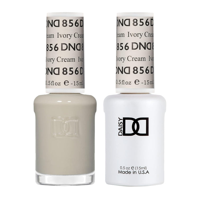 DND Gel Nail Polish Duo 856 - Ivory Cream