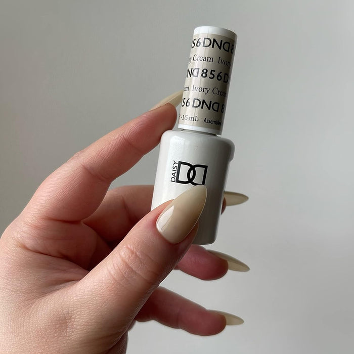 DND Gel Nail Polish Duo 856 - Ivory Cream
