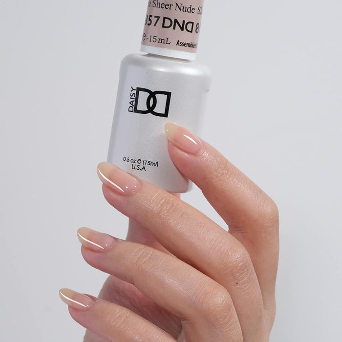 DND Gel Nail Polish Duo 857 - Sheer Nude