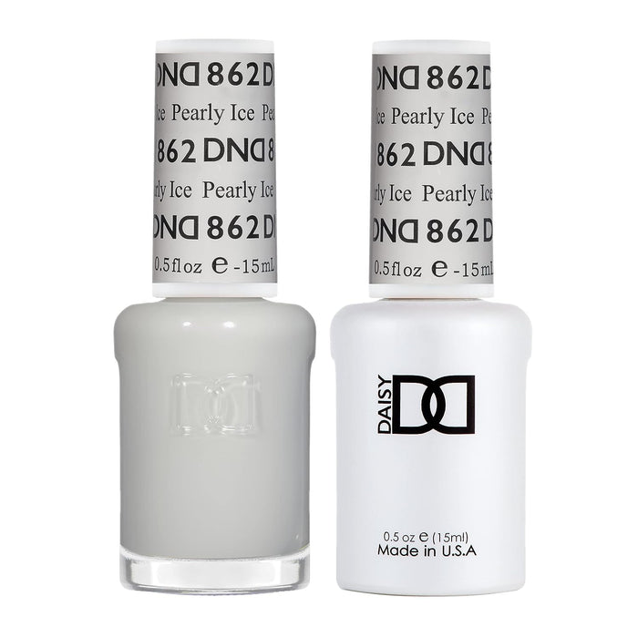 DND Gel Nail Polish Duo 862 - Pearly Ice