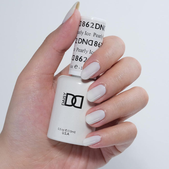 DND Gel Nail Polish Duo 862 - Pearly Ice