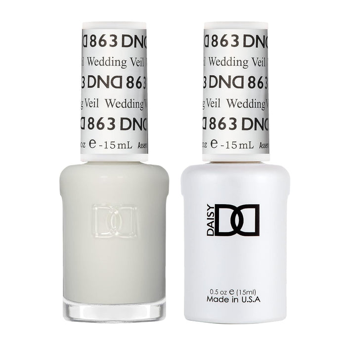 DND Gel Nail Polish Duo 863 - Wedding Veil