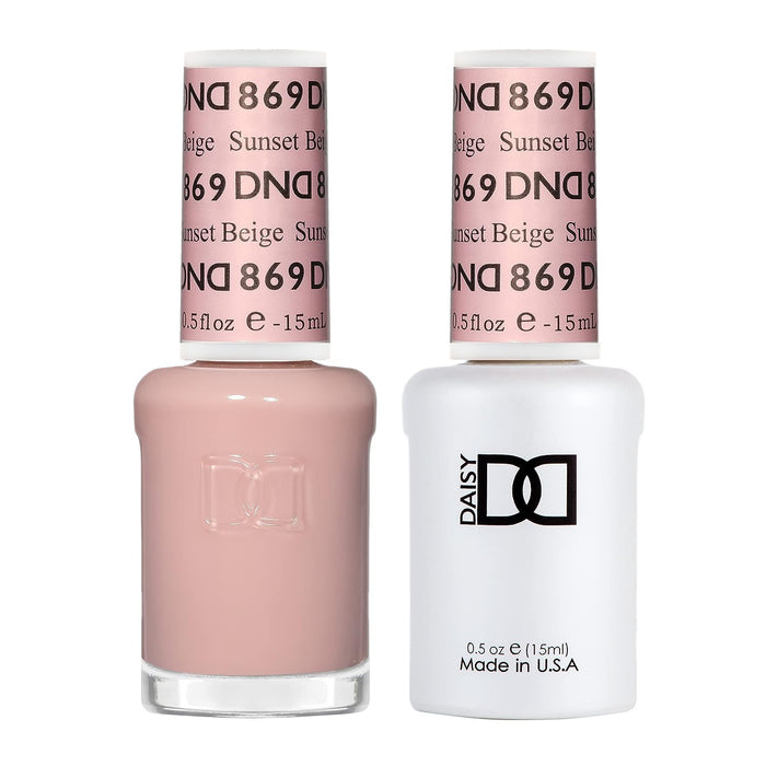 DND Gel Nail Polish Duo 869 - Sunset Beige