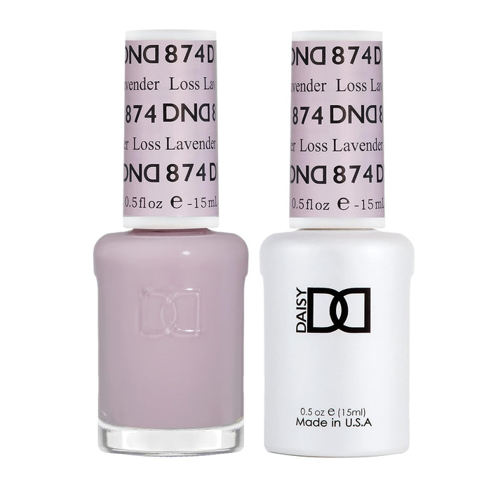 DND Gel Nail Polish Duo 874 - Loss Lavender